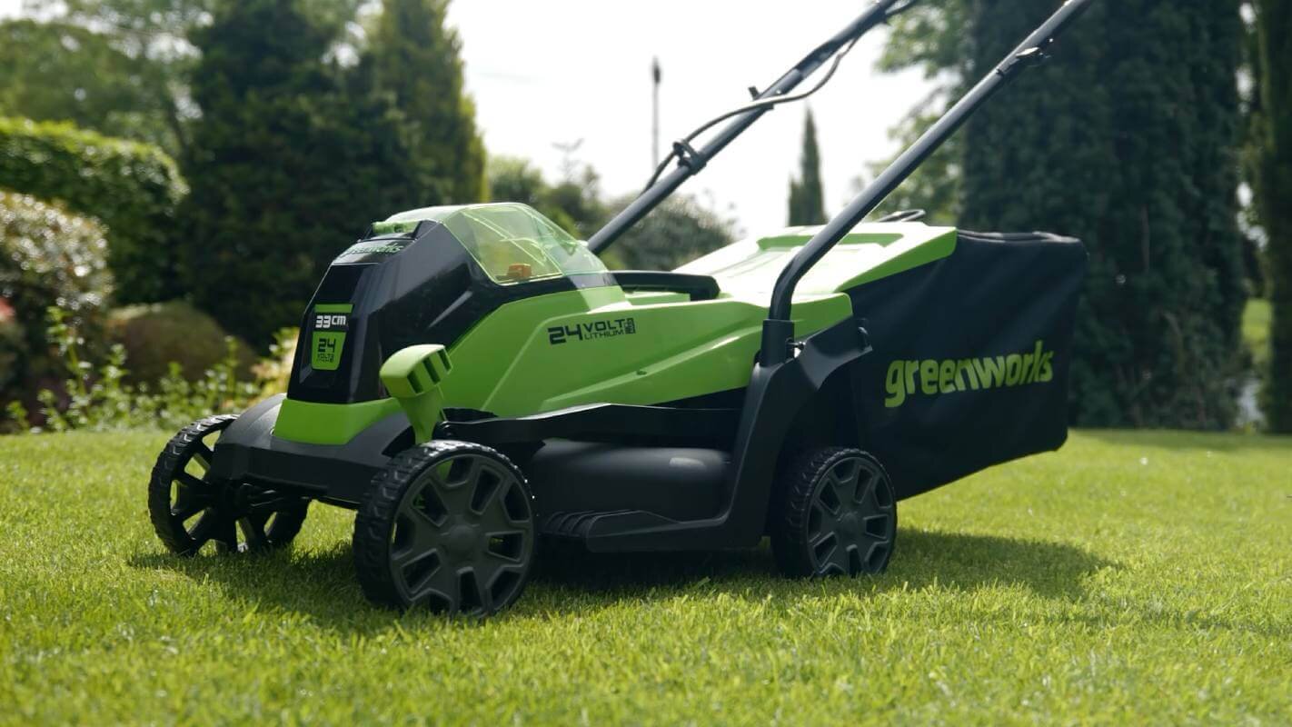 Газонокосилка аккумуляторная GREENWORKS GD24LM33K2 (2516107UA)