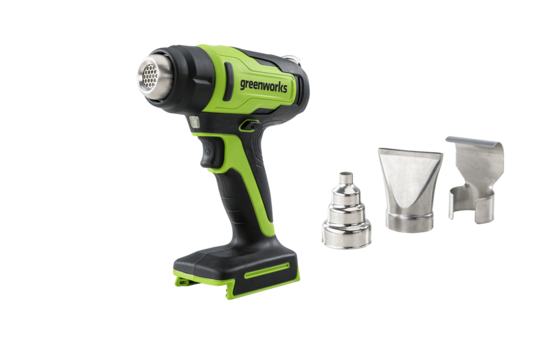 Фен строительный аккумуляторный (термофен) GREENWORKS HG24HG без АКБ и ЗУ (3400207)