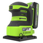 Шлифмашина вибрационная аккумуляторная GREENWORKS G24SS14 (3100507CUA)