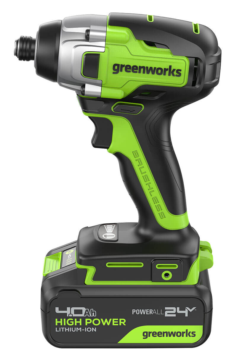 Винтоверт аккумуляторный ударный GREENWORKS GD24ID3 (3802807CUB)