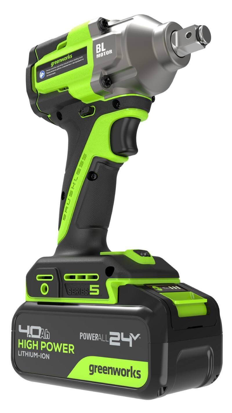 Гайковерт аккумуляторный ударный GREENWORKS IW5500 (3805007CUB)