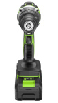 Дрель-шуруповерт ударный Greenworks GD24DD60 (3704107CUB) [24В, 1х4.0 Ач, бесщеточный, кейс]