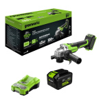 Шлифмашина угловая аккумуляторная GREENWORKS AG590 (3201007CUH)