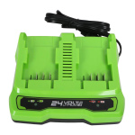 Зарядное устройство для аккумуляторов GREENWORKS G24X2UC2 для Li-ion 24V (2931907)