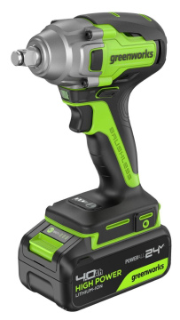 Гайковерт аккумуляторный ударный GREENWORKS GD24IW400 (3802907CUB)