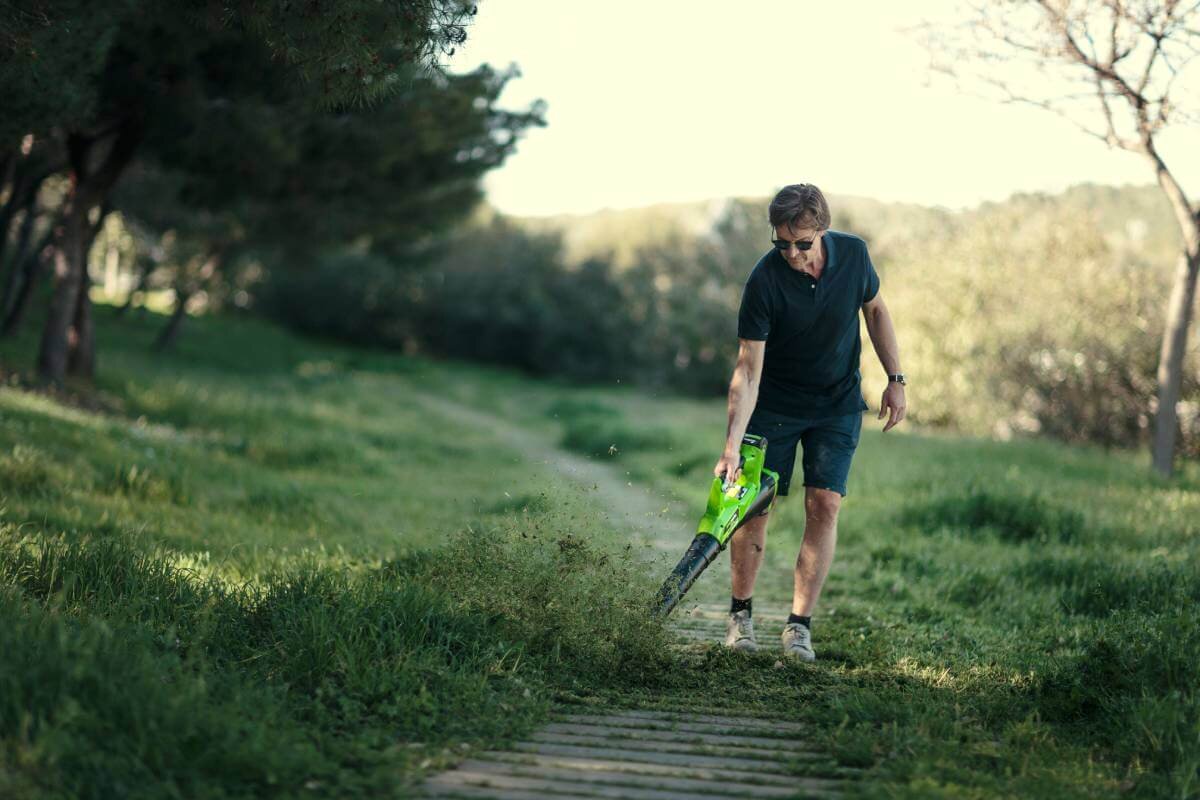 Воздуходувка аккумуляторная GREENWORKS G40ABK4 (2400807UB)