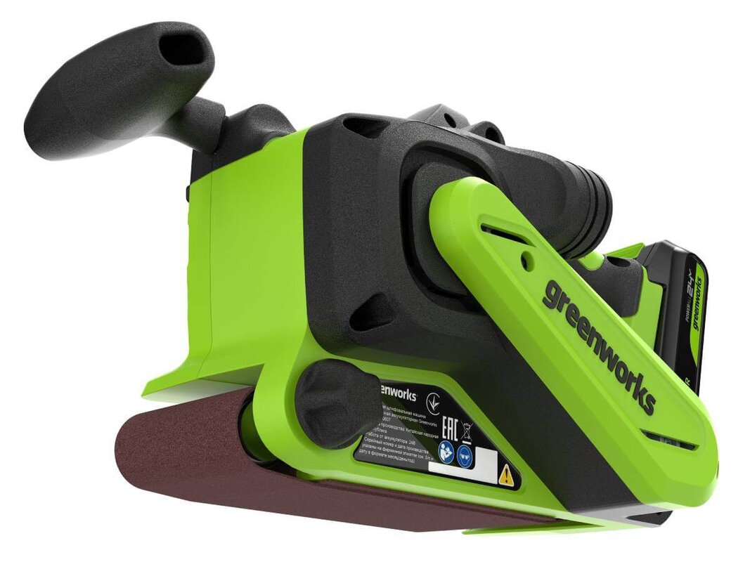 Шлифмашина ленточная аккумуляторная GREENWORKS G24BS (3100607CUA)
