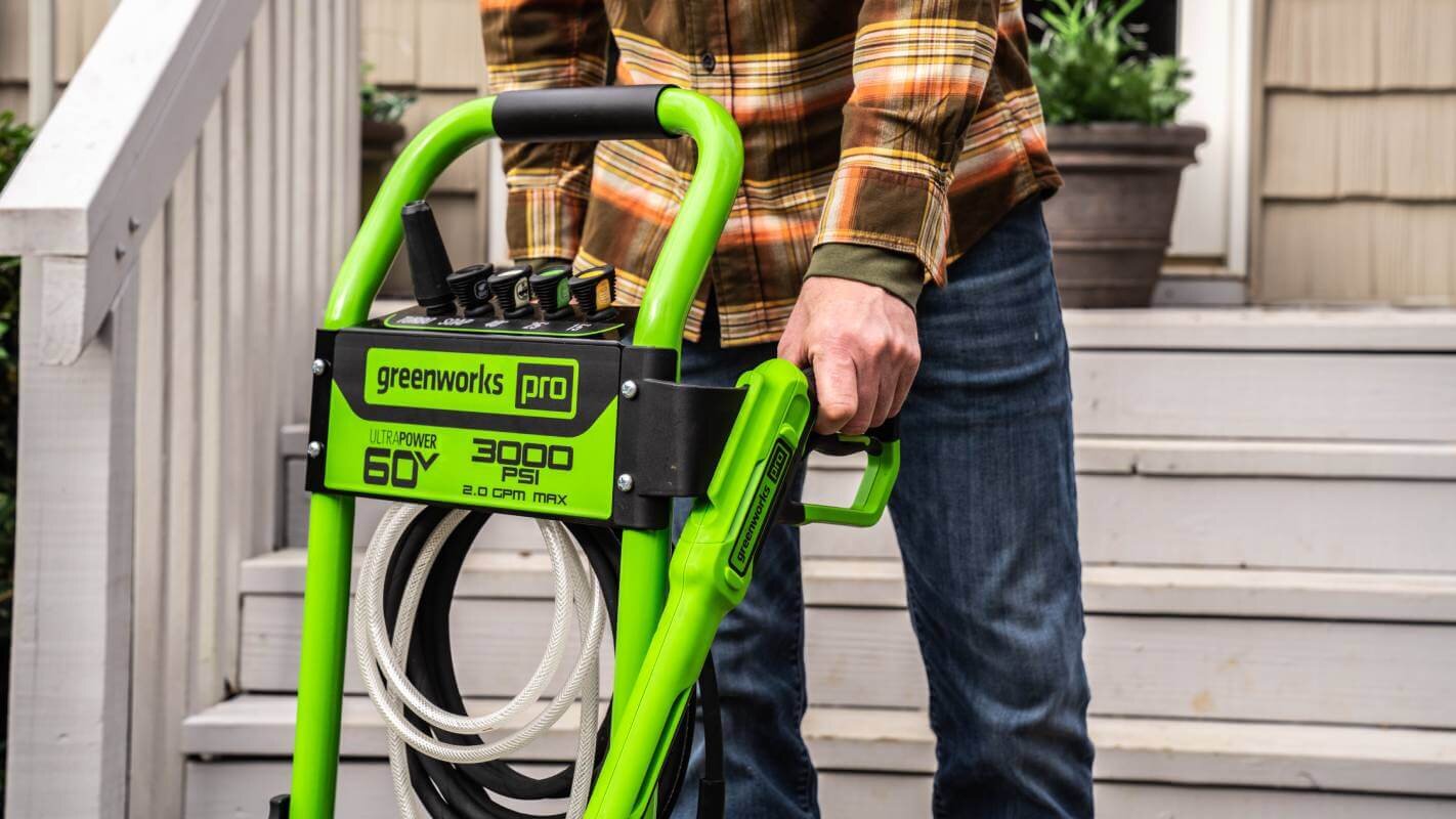 Мойка высокого давления аккумуляторная GREENWORKS GDP60DP без АКБ и ЗУ (5106207)