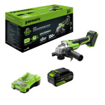 Шлифмашина угловая аккумуляторная GREENWORKS AG590 (3201007CUB)