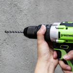 Дрель-шуруповерт ударный Greenworks GD24DD60 (3704107CUC) [24В, 2х2.0 Ач, бесщеточный, кейс]