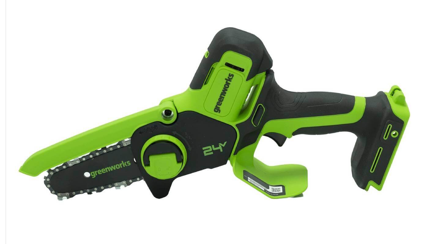 Пила садовая аккумуляторная GREENWORKS G24MCS10 (2008207UB) [24В, 1х4.0 Ач, з/у]