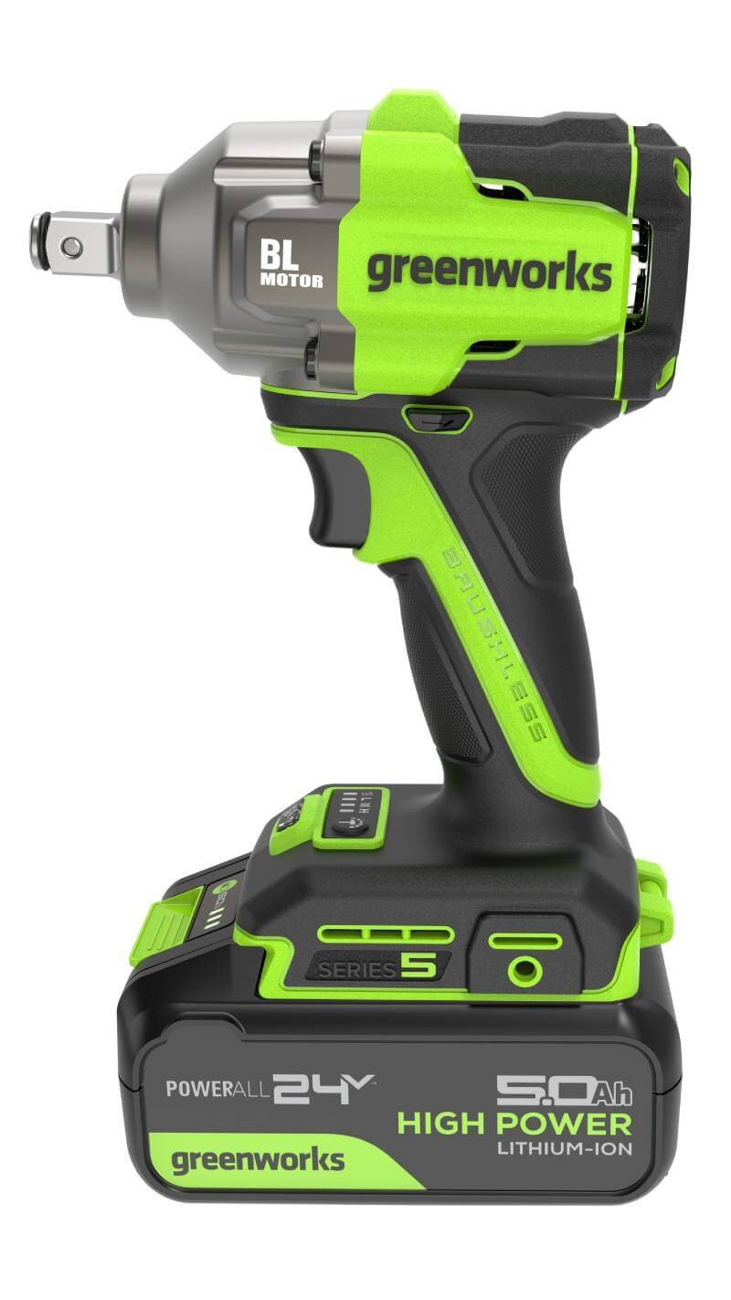 Гайковерт аккумуляторный ударный GREENWORKS IW5500 (3805007CUG)