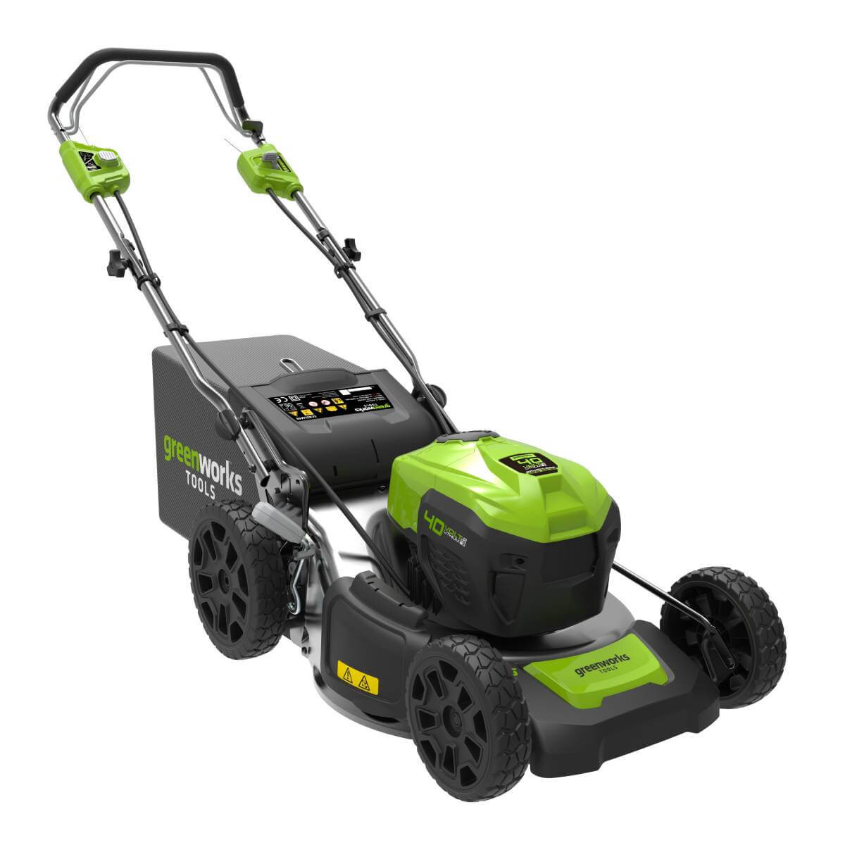 Газонокосилка аккумуляторная самоходная GREENWORKS GD40LM46SP (2506807UH) [40В, 1х8.0 Ач, з/у]