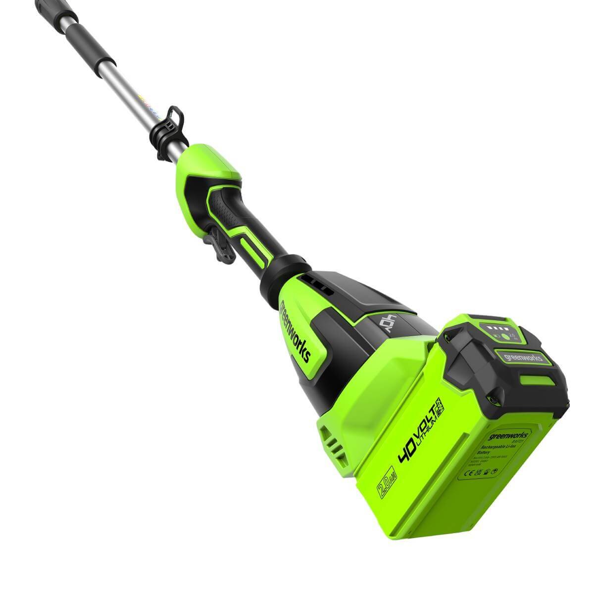 Кусторез садовый штанговый аккумуляторный GREENWORKS G40PH511 (2302007) [40В, без акб и з/у]