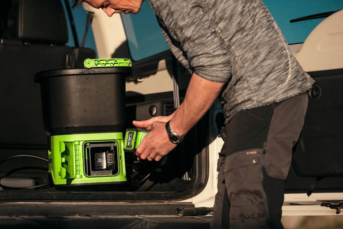 Мойка высокого давления аккумуляторная GREENWORKS GDC40 без АКБ и ЗУ (5104507)