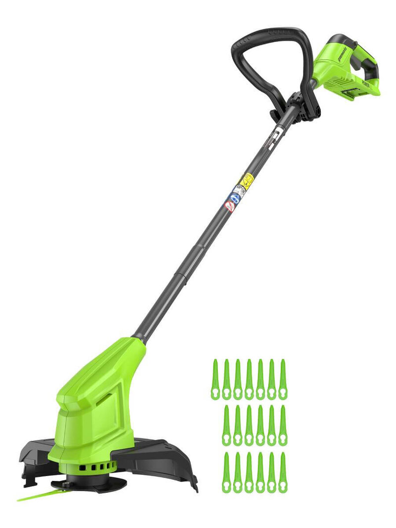 Триммер аккумуляторный GREENWORKS G24L(S)T25K2 (2113307SA) [24В, 1х2.0 Ач, з/у]