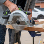 Пила дисковая аккумуляторная GREENWORKS GD24CS (1500907CUG)
