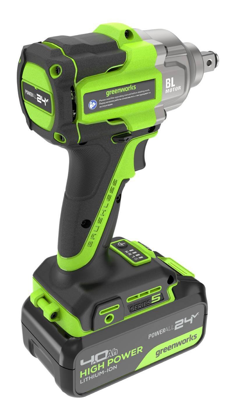 Гайковерт аккумуляторный ударный GREENWORKS IW5500 (3805007CUB)