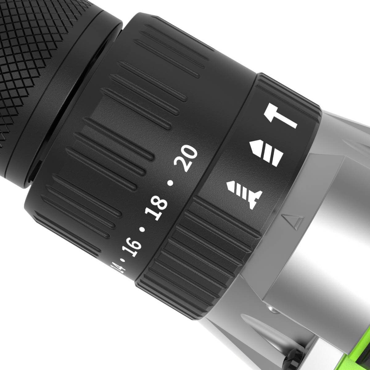 Дрель-шуруповерт ударный Greenworks GD24DD60 (3704107CUB) [24В, 1х4.0 Ач, бесщеточный, кейс]