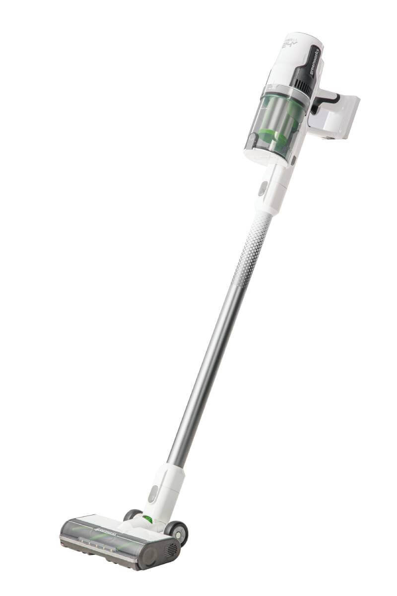 Пылесос аккумуляторный GREENWORKS G24SVK4 White (4701107UB)
