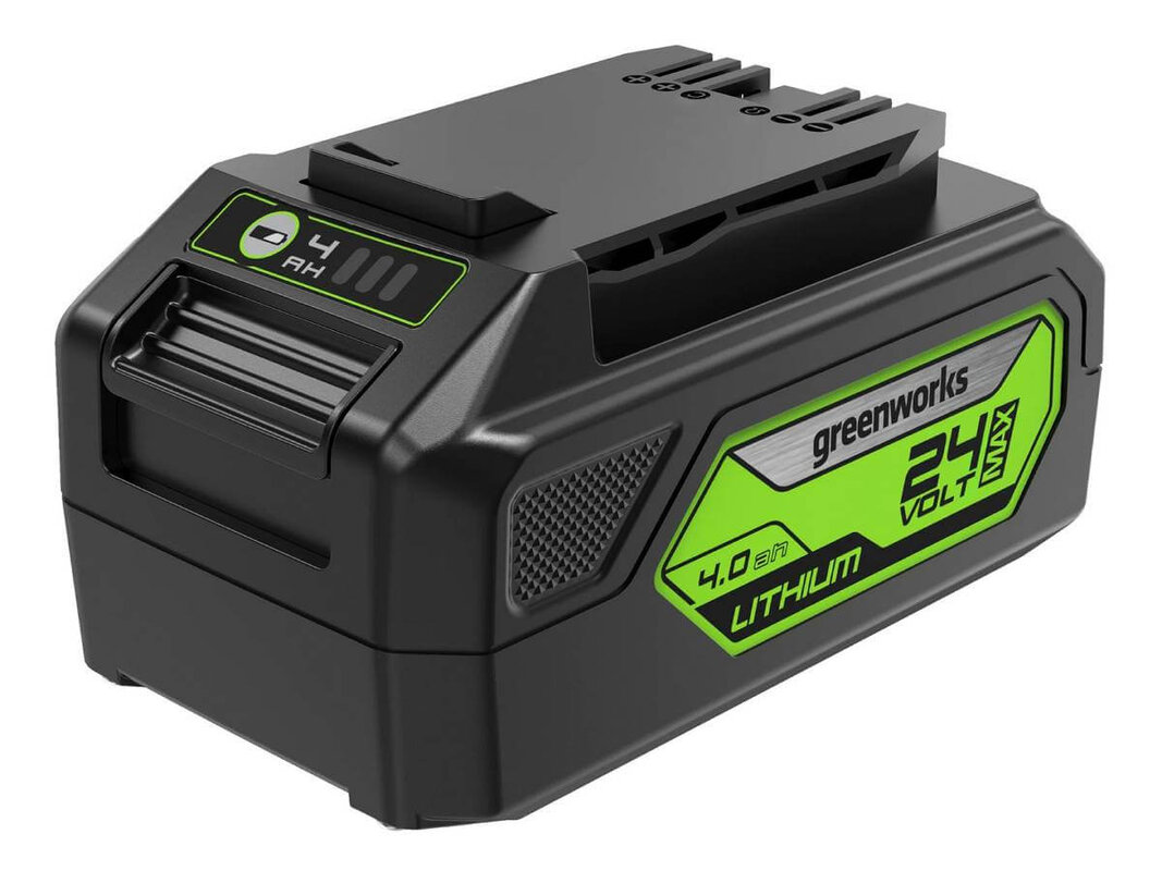 Газонокосилка аккумуляторная GREENWORKS 2520607UB (2520607UB) [24В, 1х4.0 Ач, з/у]