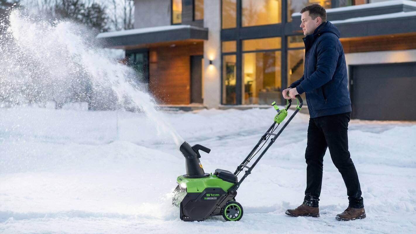 Снегоуборщик аккумуляторный GREENWORKS GD40STX2 (2603407UG)