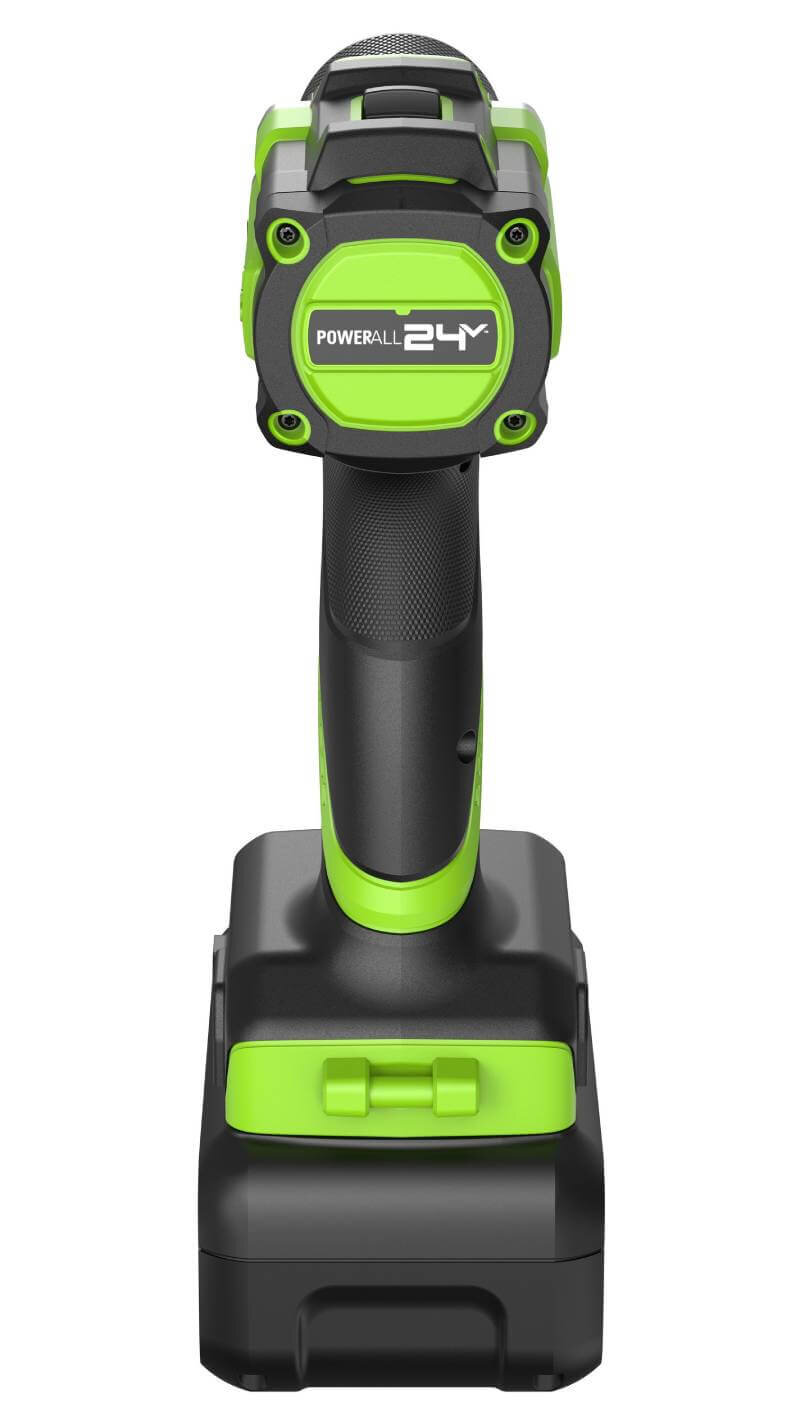 Дрель-шуруповерт Greenworks DD560 Anti-kickback (3708407CUB) [24В, 1х4.0 Ач, бесщеточный, кейс]
