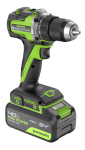 Дрель-шуруповерт Greenworks DD560 Anti-kickback (3708407CUB) [24В, 1х4.0 Ач, бесщеточный, кейс]