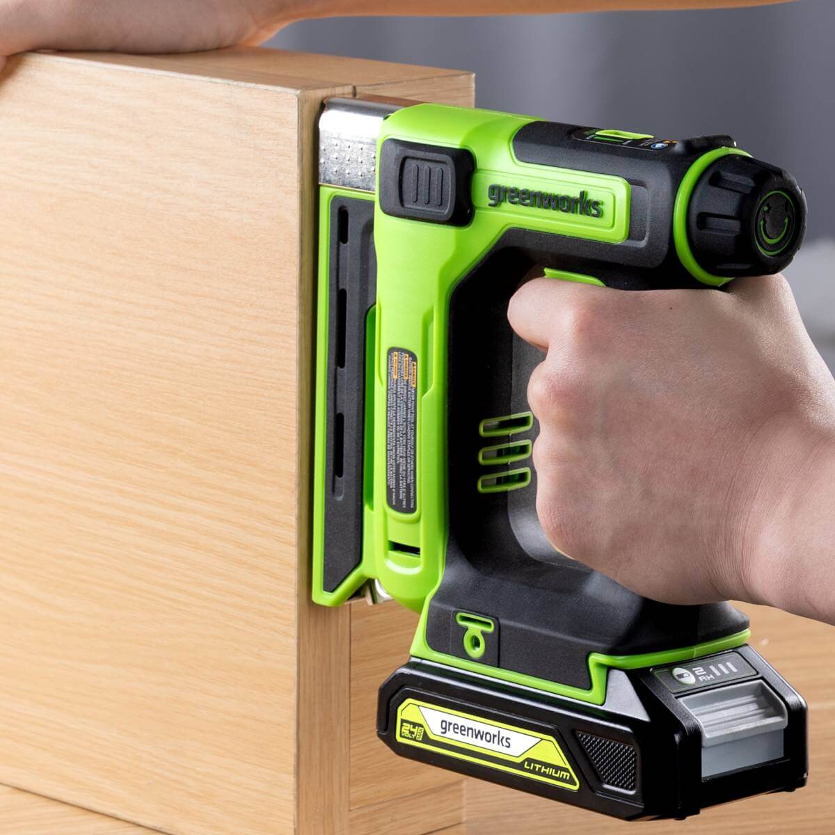 Степлер аккумуляторный GREENWORKS G24CS10 без АКБ и ЗУ (3400107)