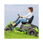 Райдер садовый аккуммуляторный GREENWORKS 82V Crossover-T GC82LT107 (7404507SET)