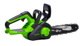 Пила цепная аккумуляторная GREENWORKS G24CS25 (2007707UH) [24В, 1х8.0 Ач, з/у]