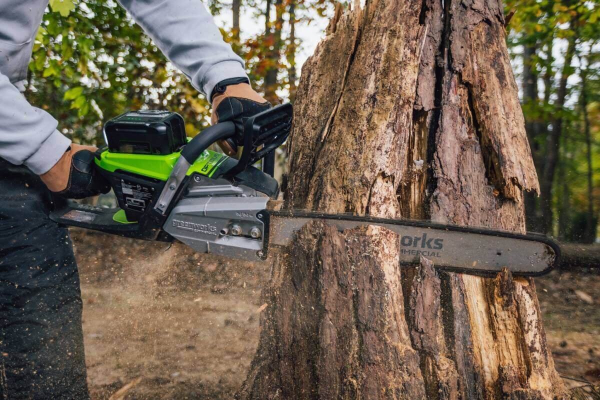 Пила цепная аккумуляторная GREENWORKS OCS800 (2009707) [82В, без акб и з/у]