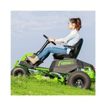 Райдер садовый аккуммуляторный GREENWORKS 82V Crossover-T GC82LT107 (7404507SET)