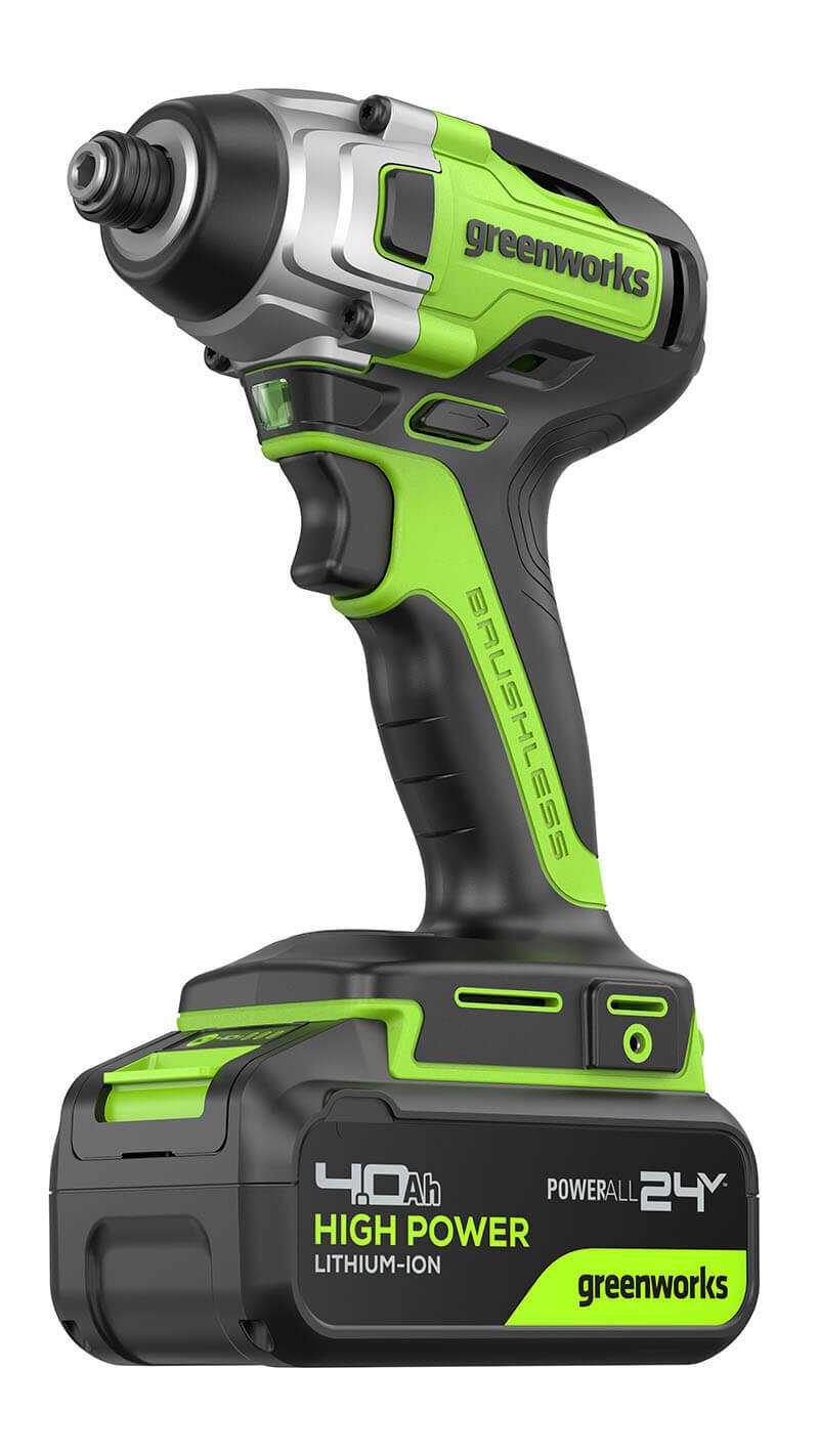 Винтоверт аккумуляторный ударный GREENWORKS GD24ID3 (3802807CUB)