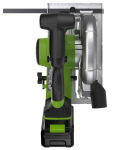 Пила дисковая аккумуляторная GREENWORKS GD24CS165 (1501607CUG)