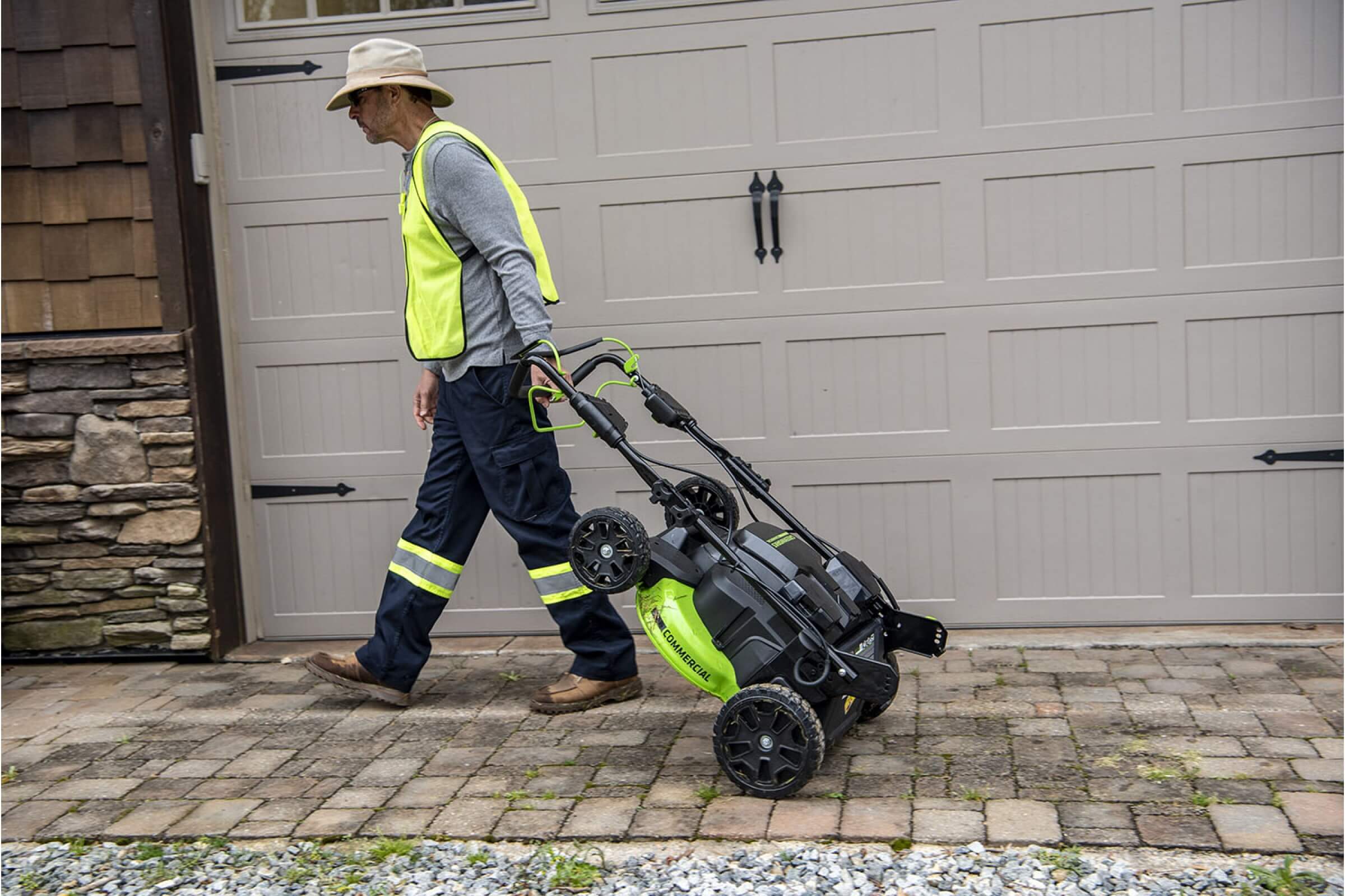 Газонокосилка аккумуляторная GREENWORKS GC82LM61S TwinForce без АКБ и ЗУ (2515607)