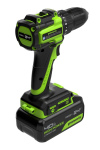 Дрель-шуруповерт Greenworks DD345 (3708307CUB) [24В, 1х4.0 Ач, бесщеточный, кейс]