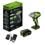 Гайковерт аккумуляторный ударный GREENWORKS GD24IW400 (3802907CUG)